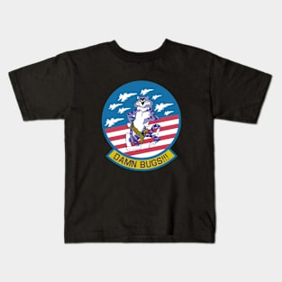 Grumman F-14 Tomcat - Damn Bugs!!! (Hornets) Kids T-Shirt